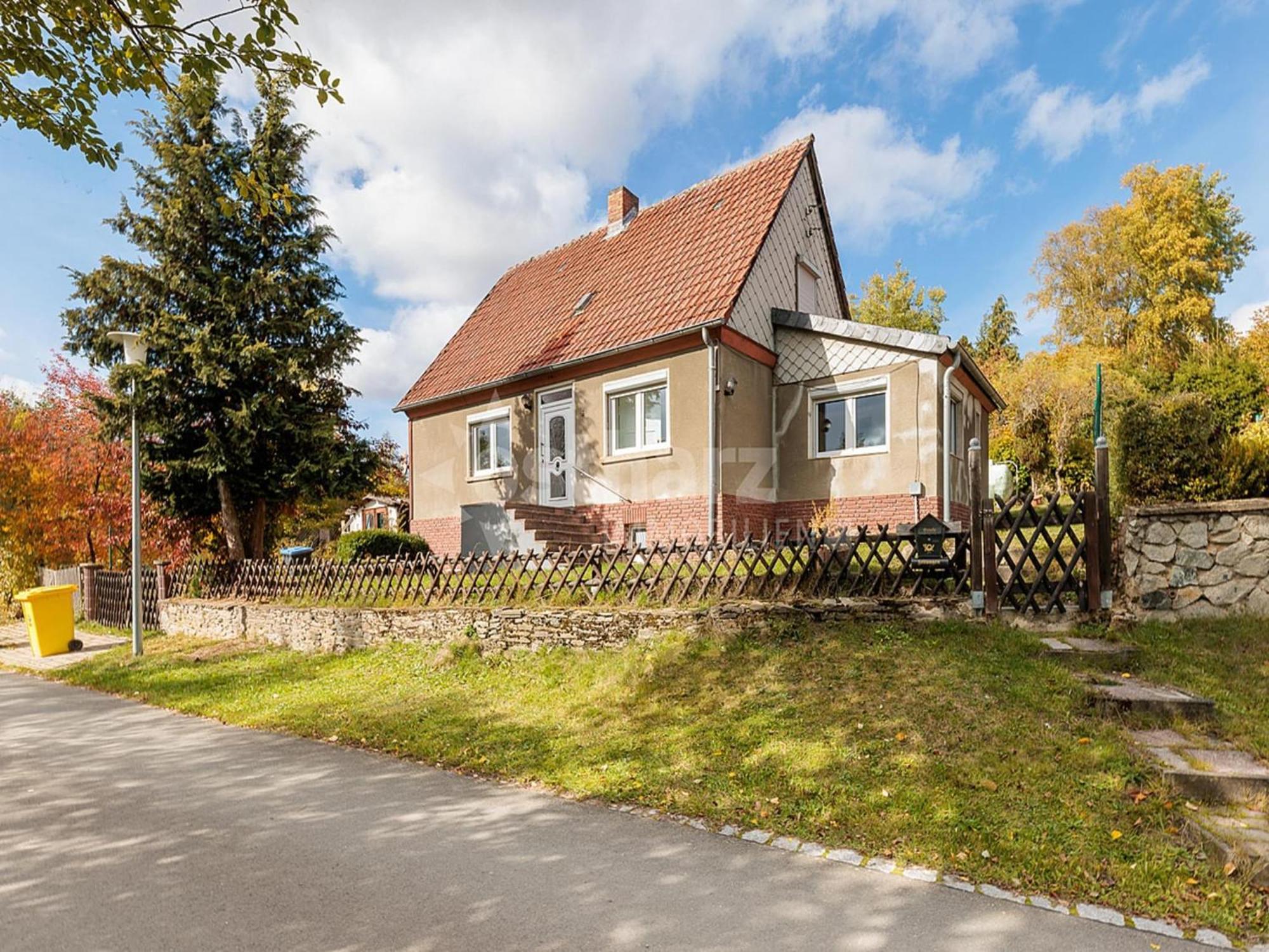 Cozy Holiday Home in Guntersberge with Garden Buitenkant foto